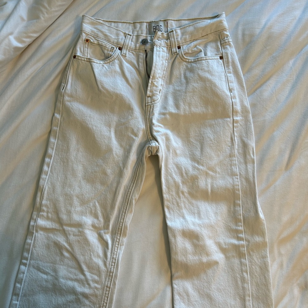 BDG high waist cowboy cut straight leg jeans